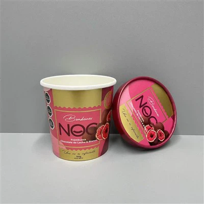 UV 인쇄 빛나는 12온스 아이스크림 종이컵